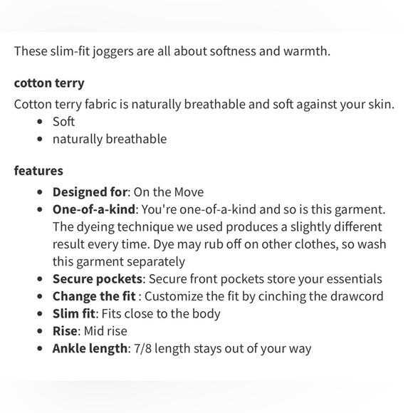 Women’s Lululemon Warm Down Jogger Pants 7/8 Length Thread Dye Rover Black Sz 14 - Picture 6 of 11